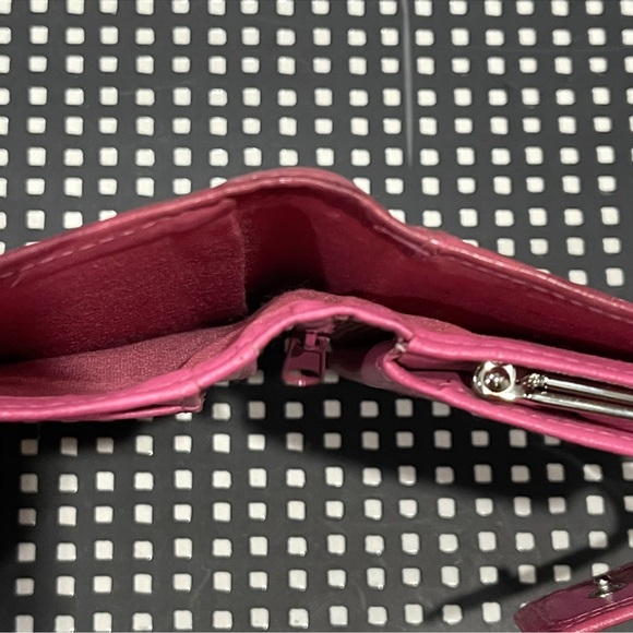 Vintage Rolfs genuine leather wallet Barbie pink - Picture 5 of 11